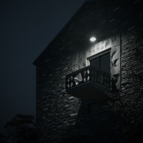 Flos Captain Flint Outdoor LED Wall Light Lifestyle Outdoors 2