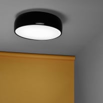 Flos Smithfield Ceiling Light Glossy Black