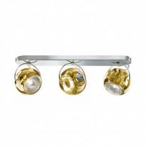 Fabbian Beluga Triple Ceiling/Wall Light - Yellow