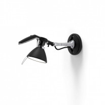 Luceplan Fortebraccio 60 Wall Light in Black