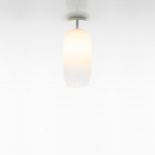 Artemide Gople Mini Ceiling Light White Shade / Silver Base