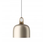 Lodes JIM Bell Pendant Honey Hook/Matte Champagne Diffuser