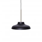 Rubn Bolero LED Pendant Light Black Brass Medium