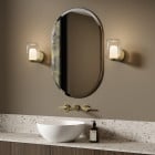 Matt Brushed Brass Astro Aquina Wall Light
