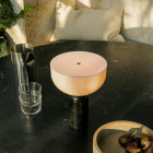 New Works Kizu LED Portable Table Lamp Black Marble