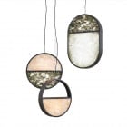 Neutral Blue and Grey Brokis Geometric LED Pendants