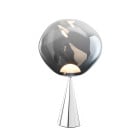 Tom Dixon Melt Fat Cone LED Table Lamp Nickel Silver