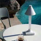White Kartell Goodnight Cap LED Portable Lamp