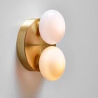 SkLO Dot 2x Wall/ Ceiling Light - White/ White on Wall