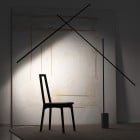 Nemo Flamingo LED Floor Lamp Black in Studio