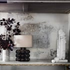 Porta Romana Boublé Table Lamp on Shelf