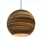 Graypants Scraplights Moon Pendant - Large, Natural