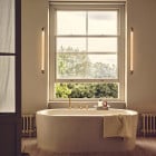 J. Adams & Co Strata 600 LED Wall Light in Bathroom