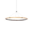 J. Adams & Co Strata Circular Pendant 1200 Satin Nickel
