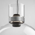 Flos Nocturne S LED Pendant Close up Silver