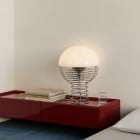 Verpan Wire Table Lamp Beside Bed
