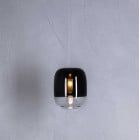 Prandina Gong LED Pendant Light in Black Metalized