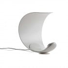 Luceplan Curl Table Lamp with White Reflector