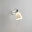 Original BTC Hector Dome Wall Light Large On