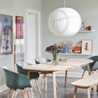 HAY Nelson Ball Bubble Pendant Above Dining Table