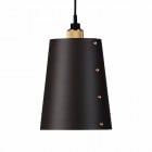 Buster + Punch Hooked 1.0 Pendant - Large Graphite & Brass