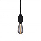 Buster + Punch Heavy Metal Pendant - Black with Smoked Bulb