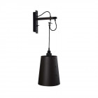 Buster + Punch Hooked Wall Light - Large, Graphite & Smoked Bronze