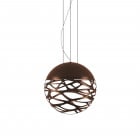 Lodes Kelly Sphere Pendant Small Coppery Bronze