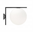 Flos IC Outdoor Wall/Ceiling Light C/W2 Black