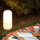 Artemide Gople Portable LED Table Lamp Lifestyle Outdoors