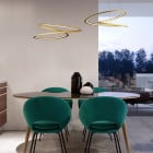 Nemo Lighting Kepler Petite LED Pendant Gold