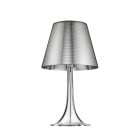 Flos Miss K Table Lamp Aluminised Silver Off