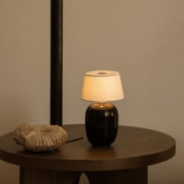 Black Audo Copenhagen Torso Portable Table Lamp