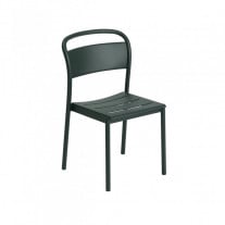 Muuto Linear Steel Side Chair Dark Green
