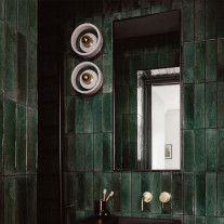 Tom Dixon Stone Wall Lights in Bathroom