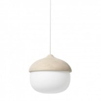 Mater Terho Pendant Light Matt Opal Large