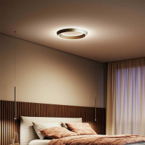 Matte Champagne Lodes Tidal LED Ceiling Light