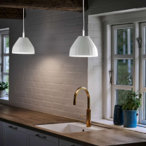 Le Klint Facet Pendant White Situ 