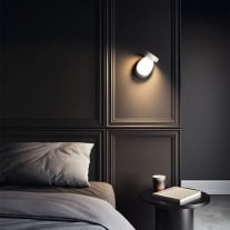 White Lodes Pin-Up LED Wall Light