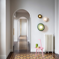 SkLO Pillow Wall/ Ceiling Light on Wall - Lit
