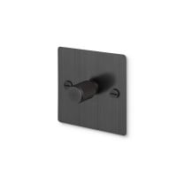 Buster and Punch 1G Modular Dimmer Switch - Smoked Bronze Cross