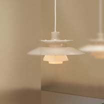 Louis Poulsen PH 5 320 Opal Pendant - Opal Beige Lifestyle