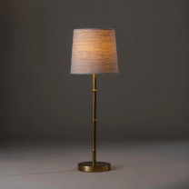 Porta Romana Sasa Table Lamp Old English Brass - On