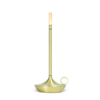 Graypants Wick LED Portable Lamp - Large, Brass