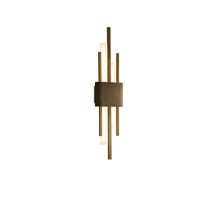 Bert Frank Tanto Cast Brass Wall Light Double Antique Brass