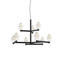 Marset Fragile LED Chandelier CH9 Black