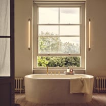 J. Adams & Co Strata 600 LED Wall Light in Bathroom