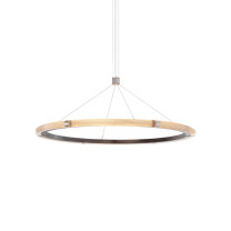 J. Adams & Co Strata Circular Pendant 1200 Satin Nickel