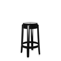 Kartell Charles Ghost Stool - Medium, Black