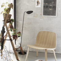 Black Muuto Leaf LED Floor Lamp